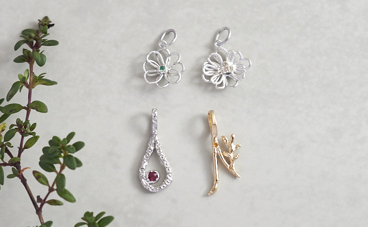 手作りジュエリー体験教室 参考作品