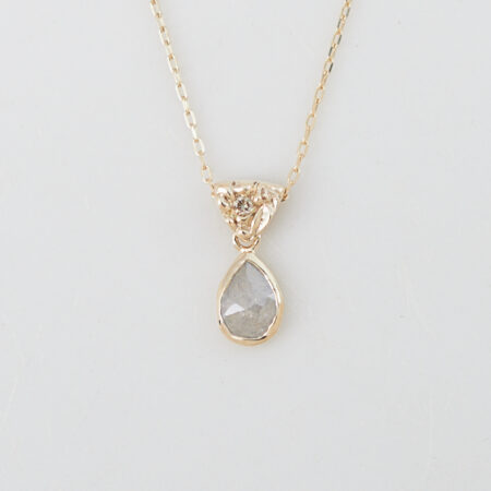 冬霞 ナチュラルダイヤモンド K10 ネックレス