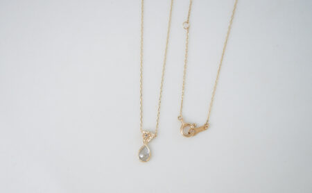 冬霞 ナチュラルダイヤモンド K10 ネックレス