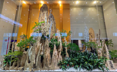 阪急うめだ本店の新春生花