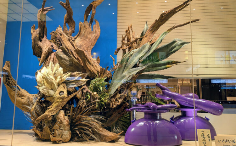 阪急うめだ本店の新春生花