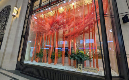 阪急うめだ本店の新春生花