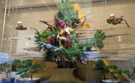 阪急うめだ本店の新春生花